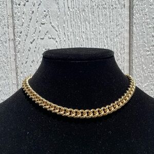 chain necklace, double sided